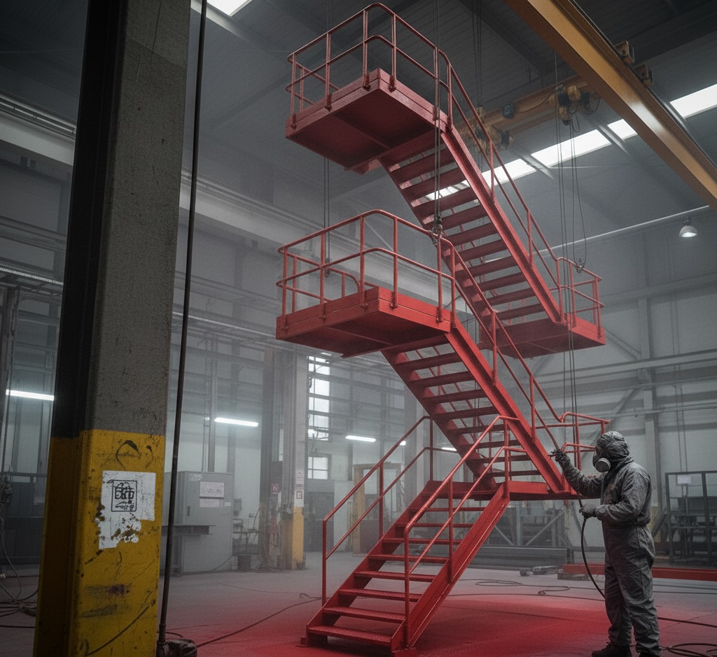 verniciatura scale antincendio